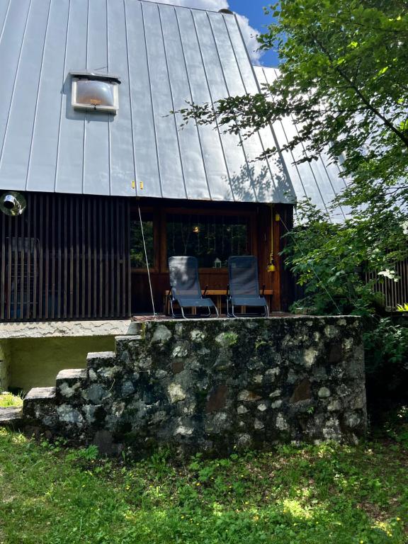 Vonkajšia záhrada v ubytovaní ~Chalet_Rifugio tra i boschi~