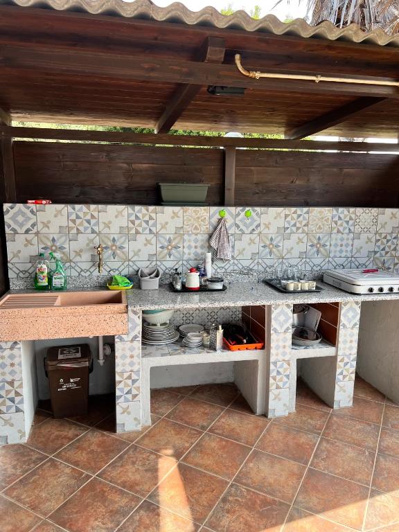 Een keuken of kitchenette bij Agriturismo Graziano e Barbara