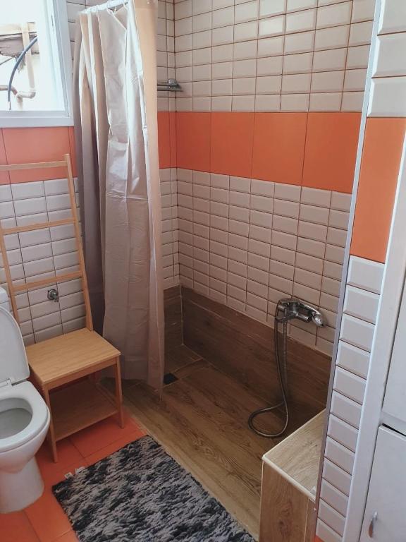 Koupelna v ubytování Indie7house