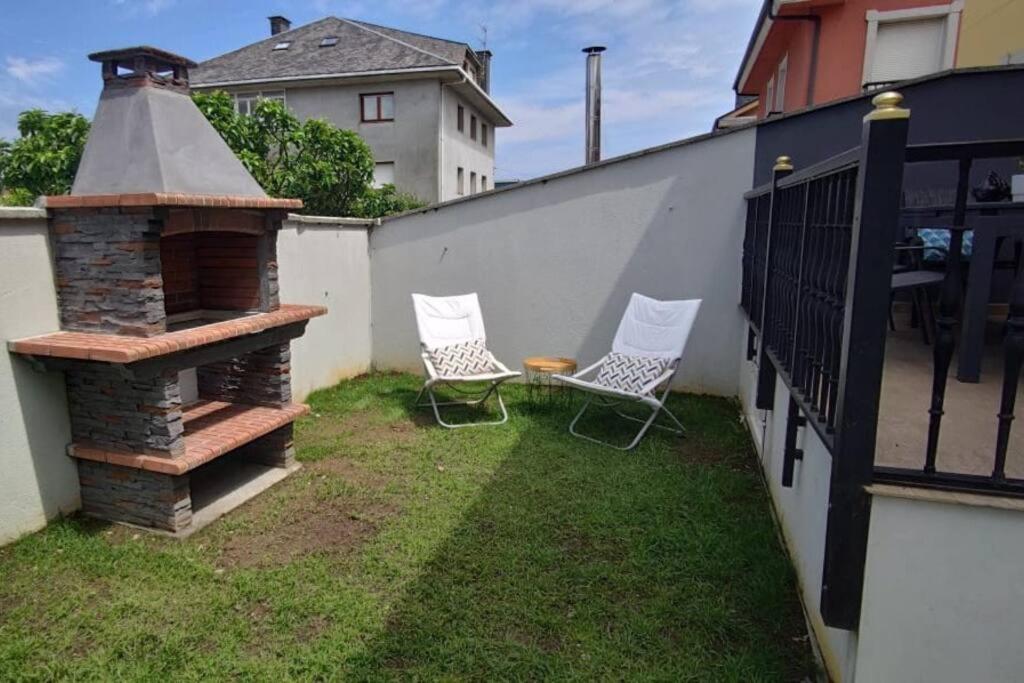 Zahrada ubytování Preciosa casa en Ribadeo