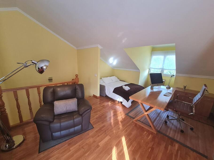 Posezení v ubytování Preciosa casa en Ribadeo