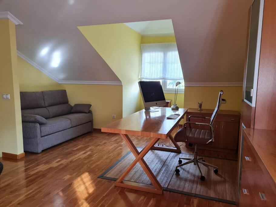 Posezení v ubytování Preciosa casa en Ribadeo