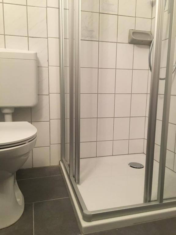 Koupelna v ubytování B & B Gmeineck