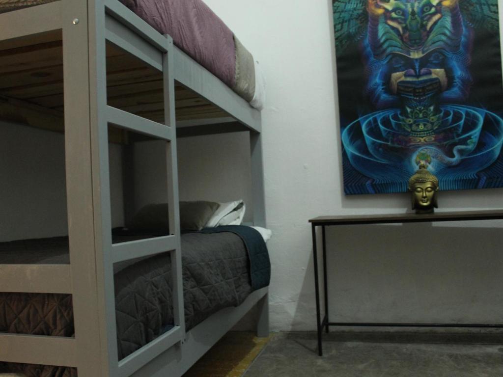 Postel nebo postele na pokoji v ubytování Hostal Centeno