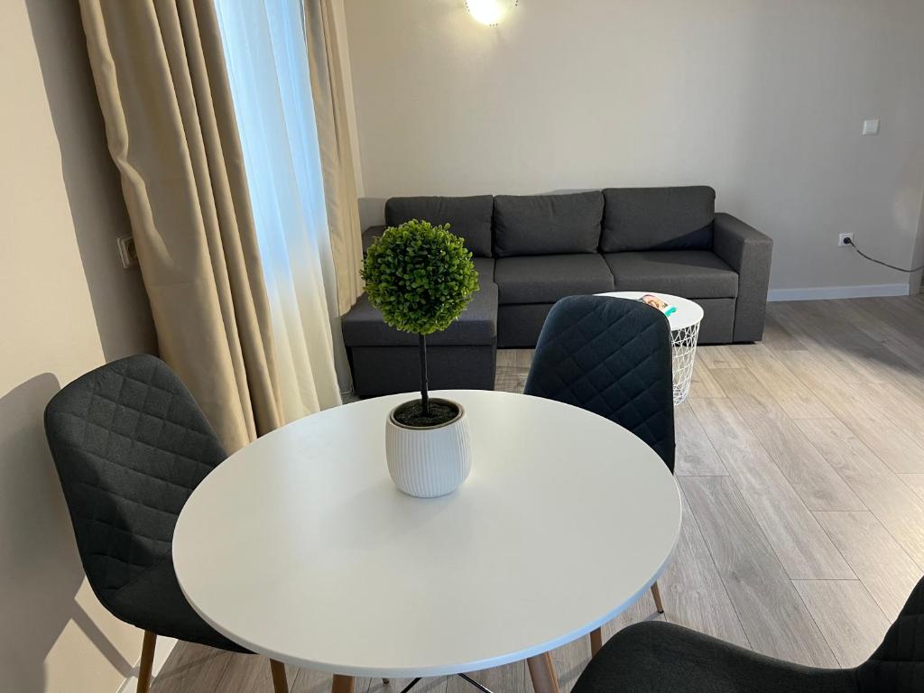 Posezení v ubytování Lotos Apartments