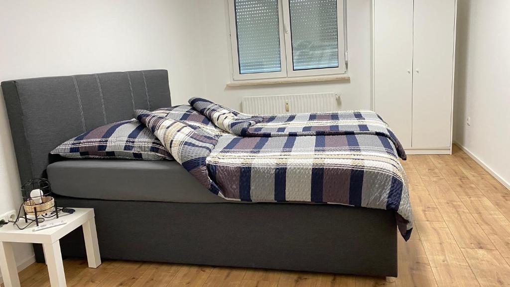 Postel nebo postele na pokoji v ubytování Gemütliche Auszeit in der Eifel