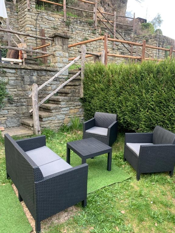 Zahrada ubytování Casa Can Rufo de Rupit