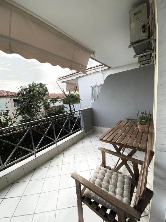 Balkón alebo terasa v ubytovaní Anthonas House