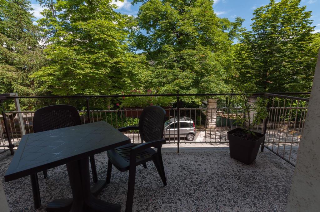 Balkón nebo terasa v ubytování Hotel Orsini