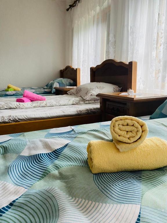 Postel nebo postele na pokoji v ubytování Seosko Domaćinstvo Vulević