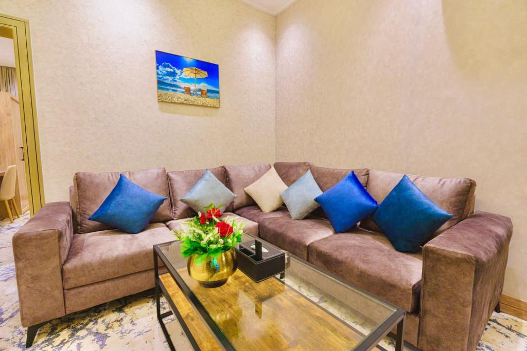 Posezení v ubytování Wissam Al-Hawra Hotel