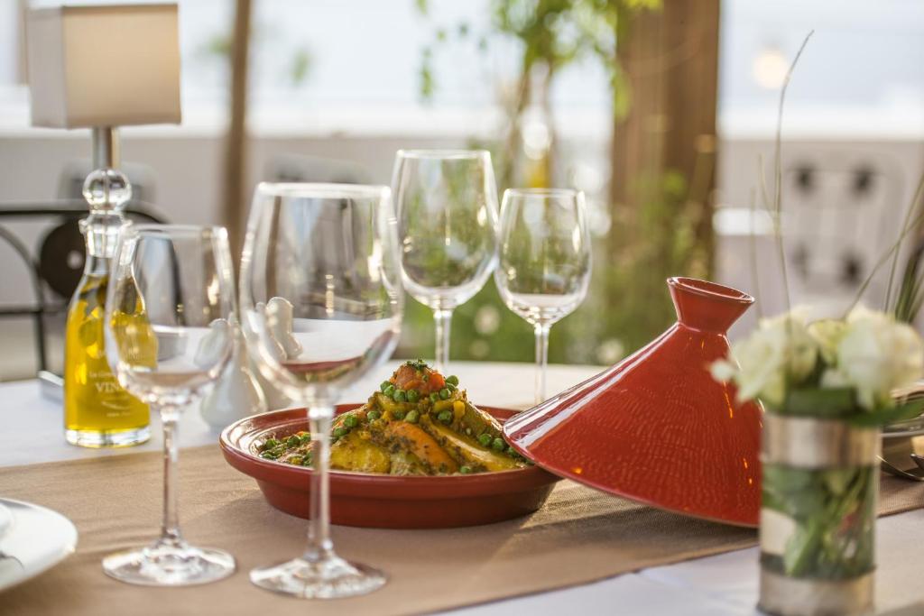 Nápoje v ubytování Hotel & Spa Riad El Walaa