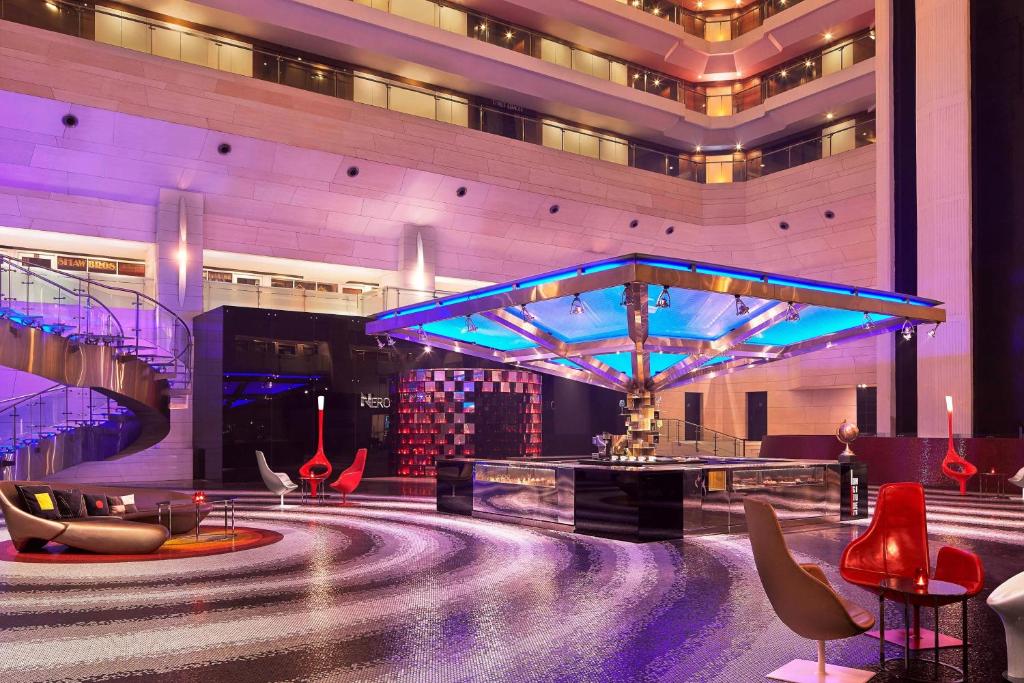 Restaurace v ubytování Le Meridien New Delhi