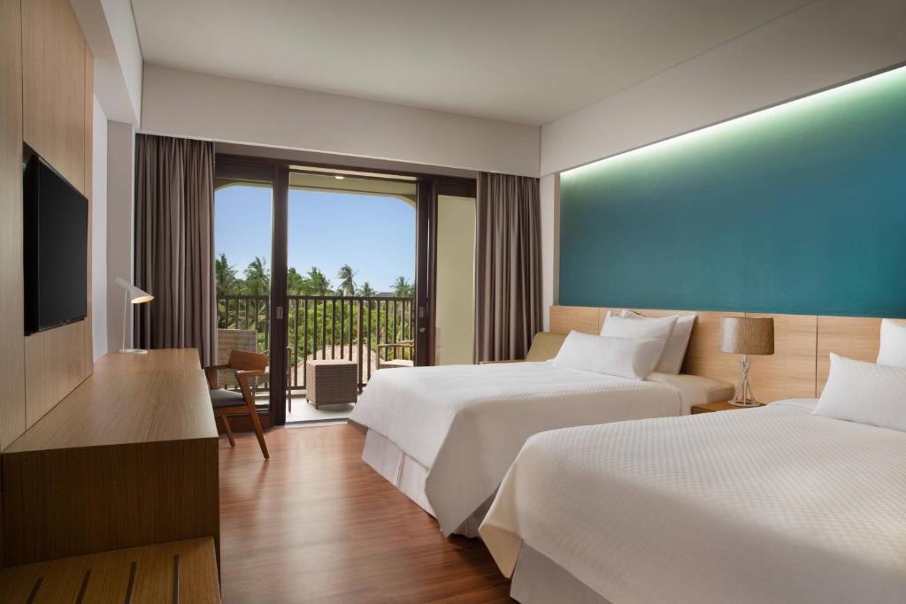 Letto o letti in una camera di Element Bali Ubud