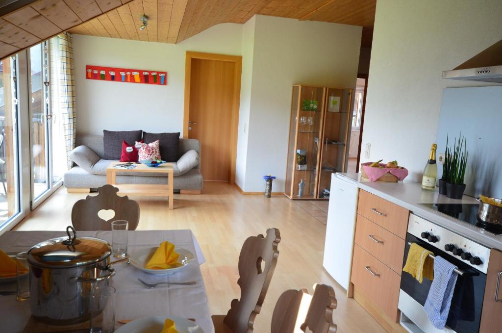 Kuchyň nebo kuchyňský kout v ubytování Apartment Magdalena