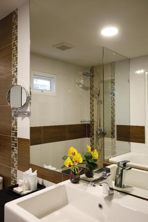 Koupelna v ubytování Orchid Resortel