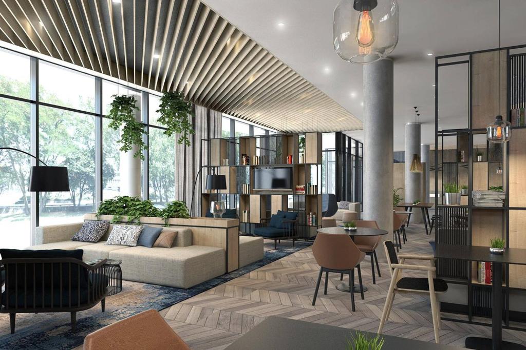 Posezení v ubytování Courtyard by Marriott Szczecin City