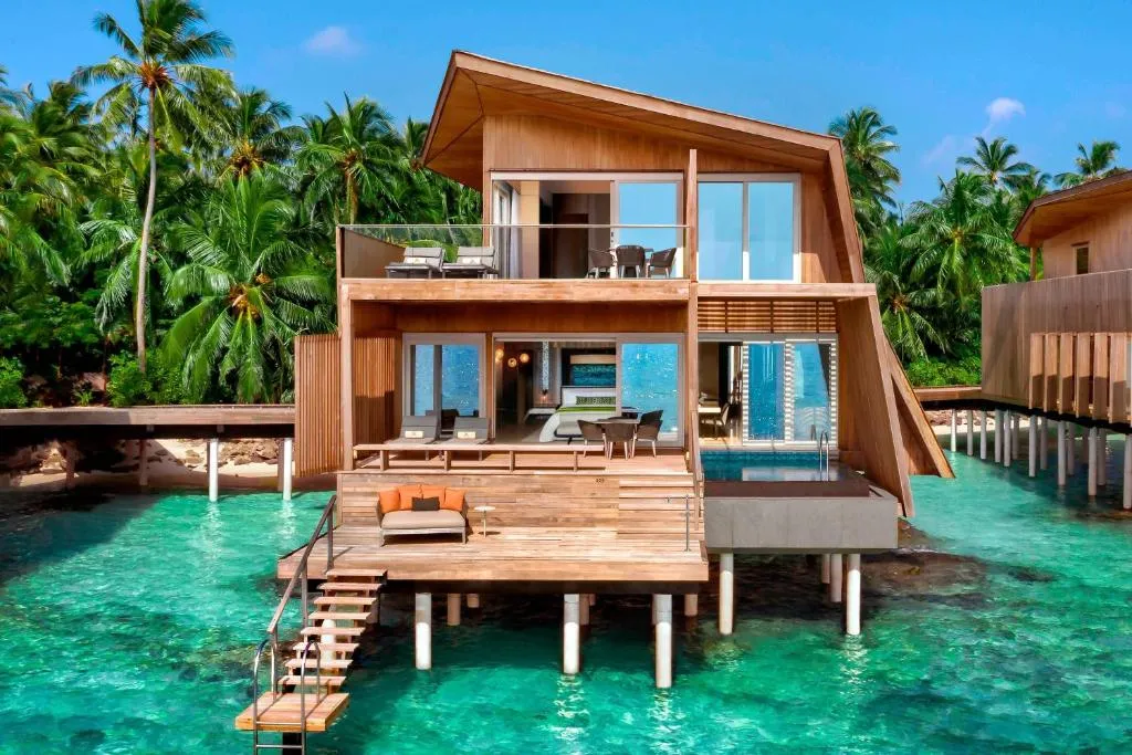 2 Bedroom Sunset Overwater Villa with Pool, Villa, Oceanside, Private pool