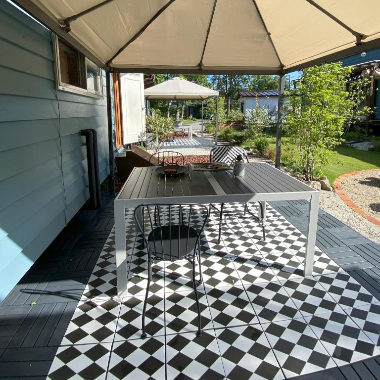 Patio nebo venkovní prostory v ubytování R Garden