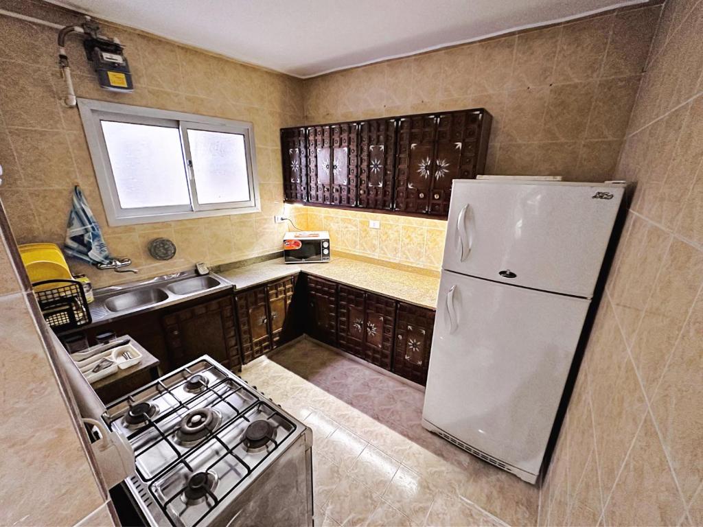 Kuchyň nebo kuchyňský kout v ubytování The Arabella House - New Cairo