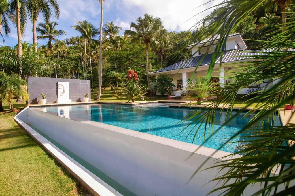 Bazén v ubytování Casa Jasmin~7000 m2 of tropical garden nebo v jeho okolí