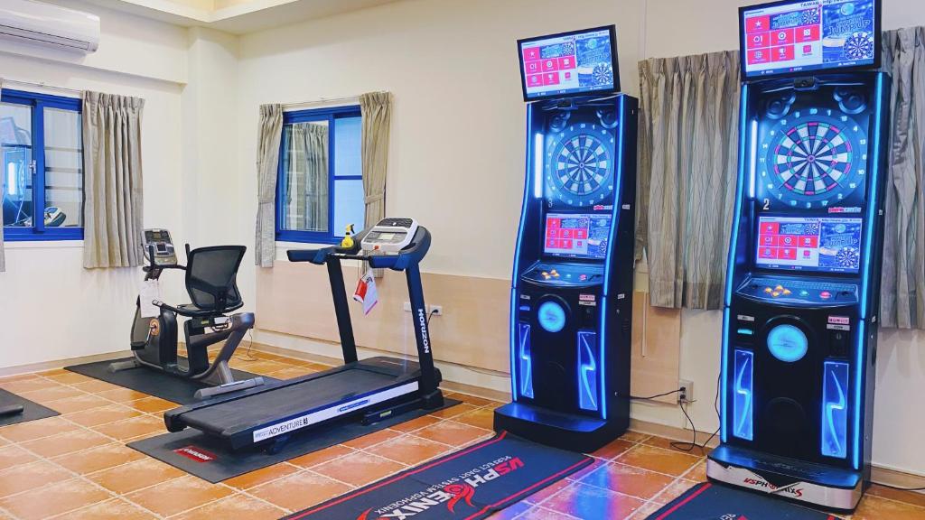 Fitness centrum a/nebo fitness zařízení v ubytování The Forget Worry Villa