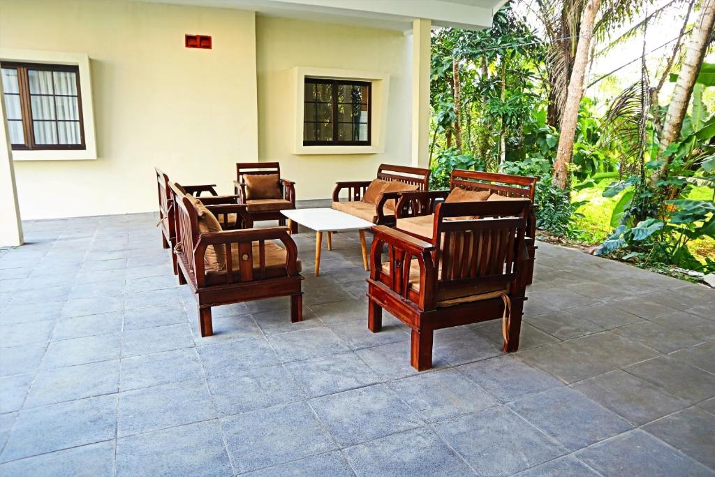 Patio nebo venkovní prostory v ubytování Perta Prana Amarta