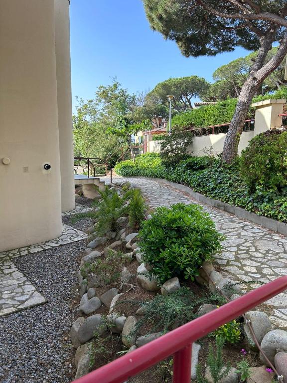 Zahrada ubytování Apartamento Vacacional en Platja D'Aro