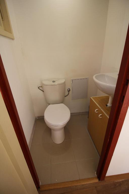 Koupelna v ubytování Chaty Kašperské Hory