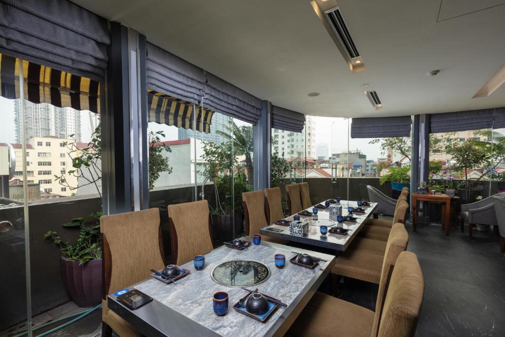 Restaurace v ubytování HALO HANOI HOTEL
