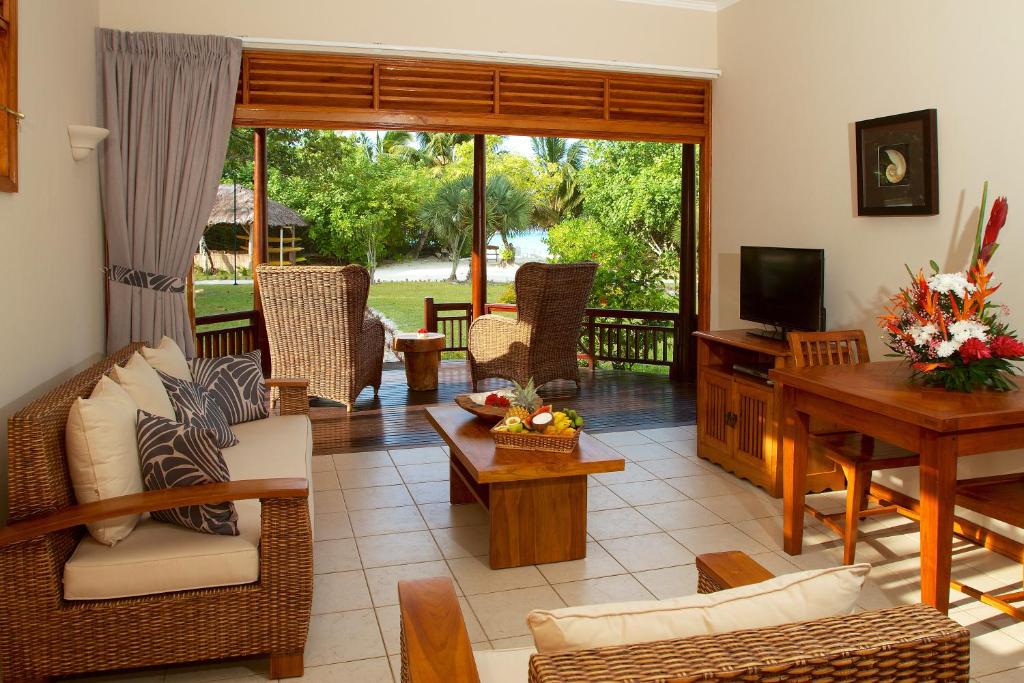 TV a/nebo společenská místnost v ubytování Les Villas D'or