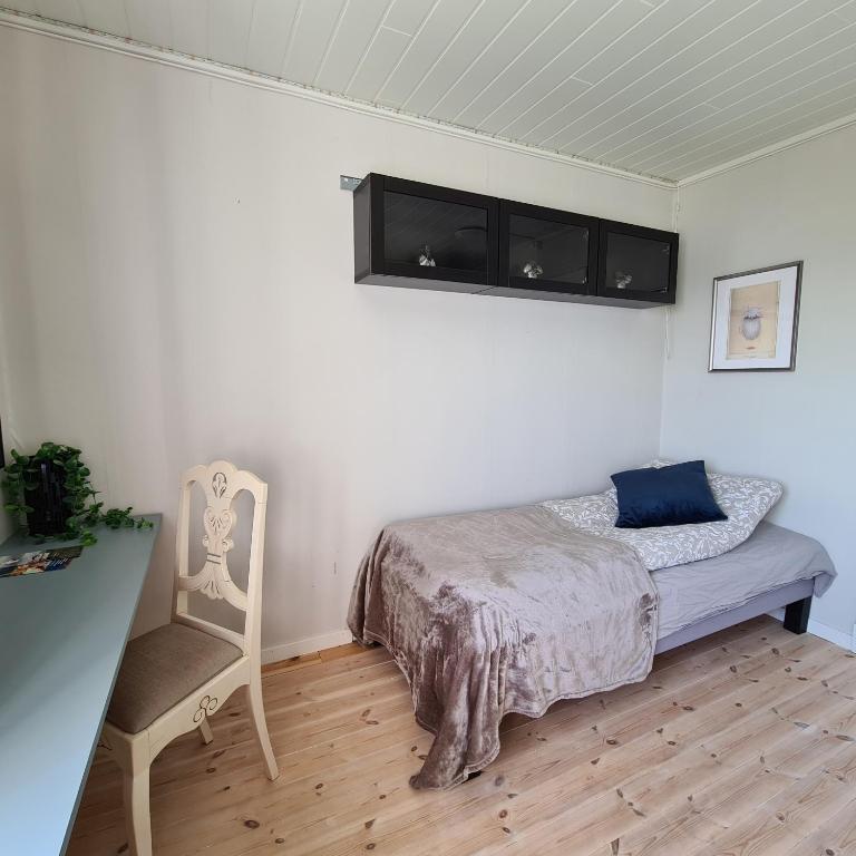 Postel nebo postele na pokoji v ubytování VILLA HASSELBAKKEN