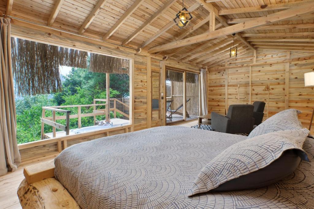 Postel nebo postele na pokoji v ubytování Flavia Hotel