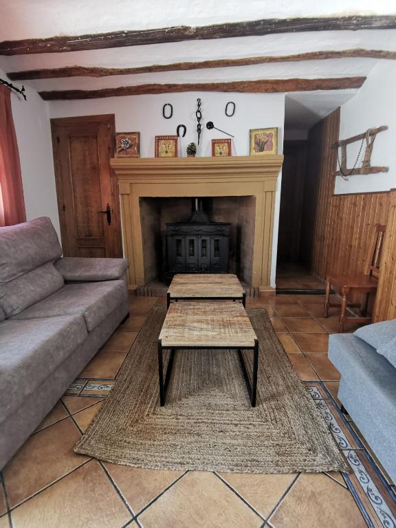 Część wypoczynkowa w obiekcie Casa Rural El Gandulillo