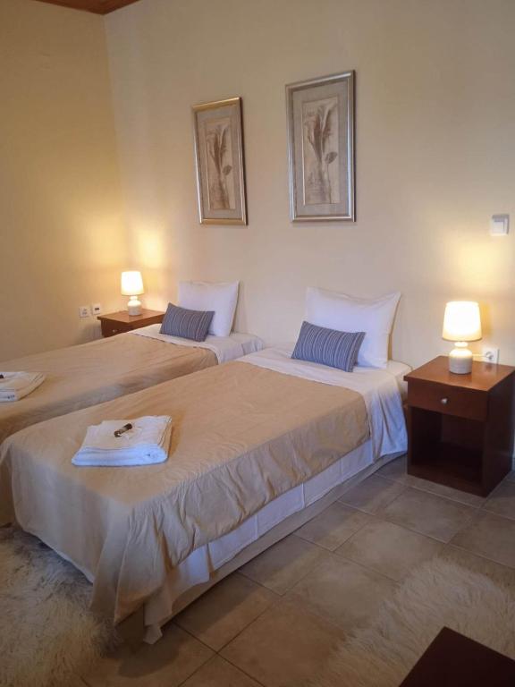 Postel nebo postele na pokoji v ubytování Thiamis Guesthouse