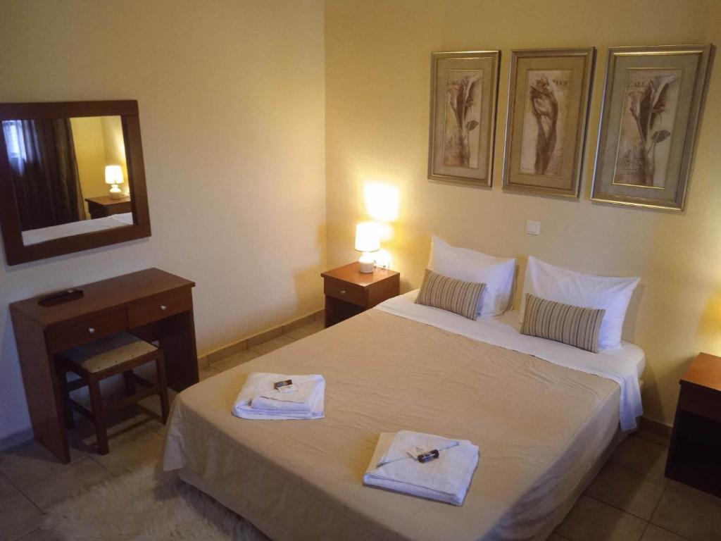 Postel nebo postele na pokoji v ubytování Thiamis Guesthouse