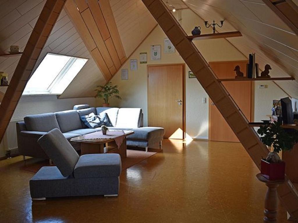 Posezení v ubytování Ferienwohnung Seeleshof