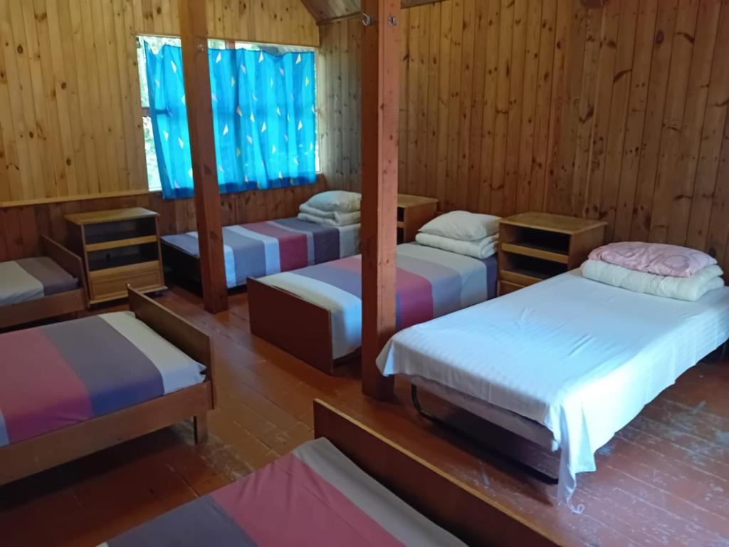 Postel nebo postele na pokoji v ubytování Camping Vaivari Jūrmala