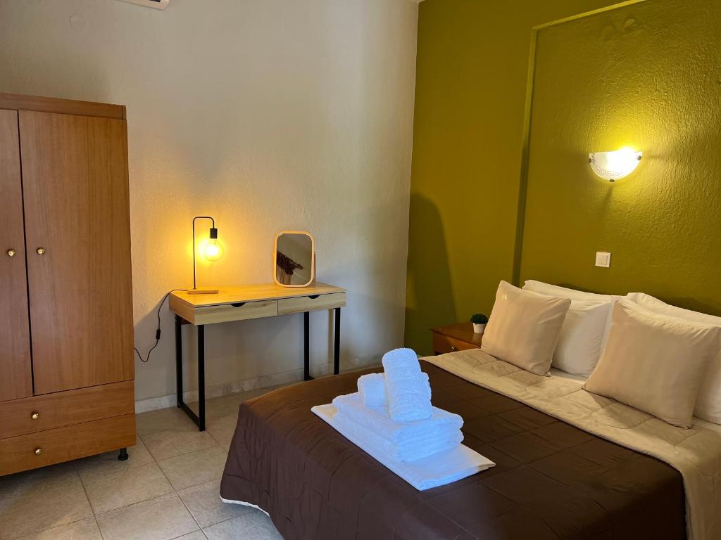 Postel nebo postele na pokoji v ubytování Hotel Barracuda