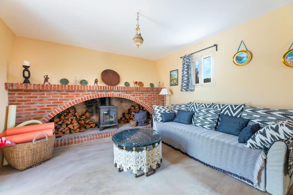 A seating area at El Palomar