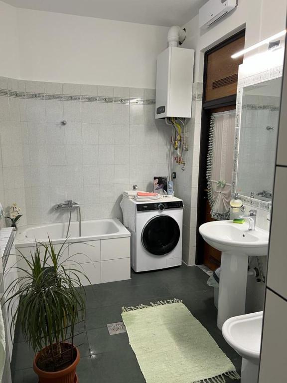 Kuchyň nebo kuchyňský kout v ubytování Rooms Aida