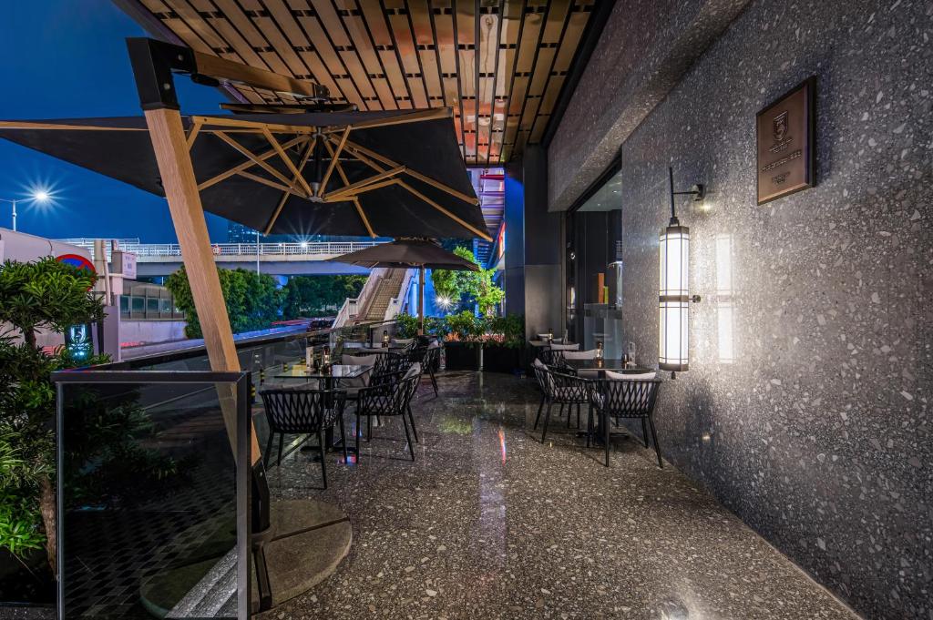Posezení v ubytování Arthur Hotel Zhujiang New Town Guangzhou-Pazhou Exhibition Center Branch
