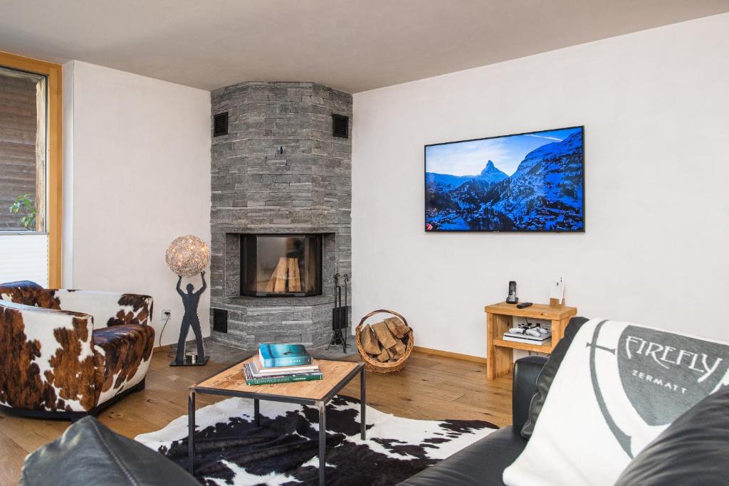 Posezení v ubytování Firefly Luxury Suites