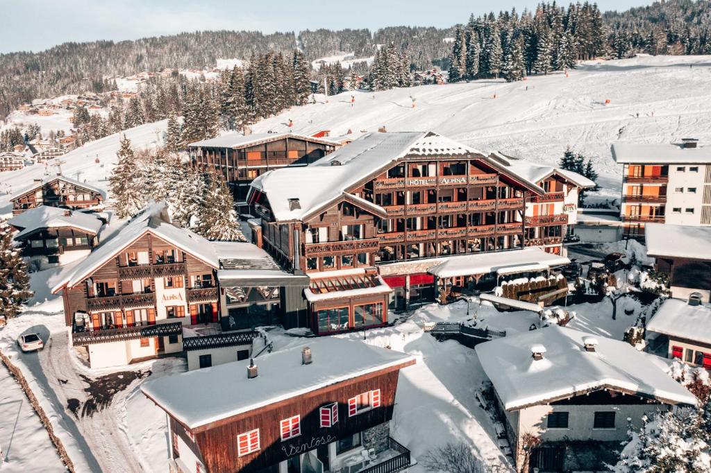 Hôtel Alpina & SPA - Restaurant Oxalis v zimě