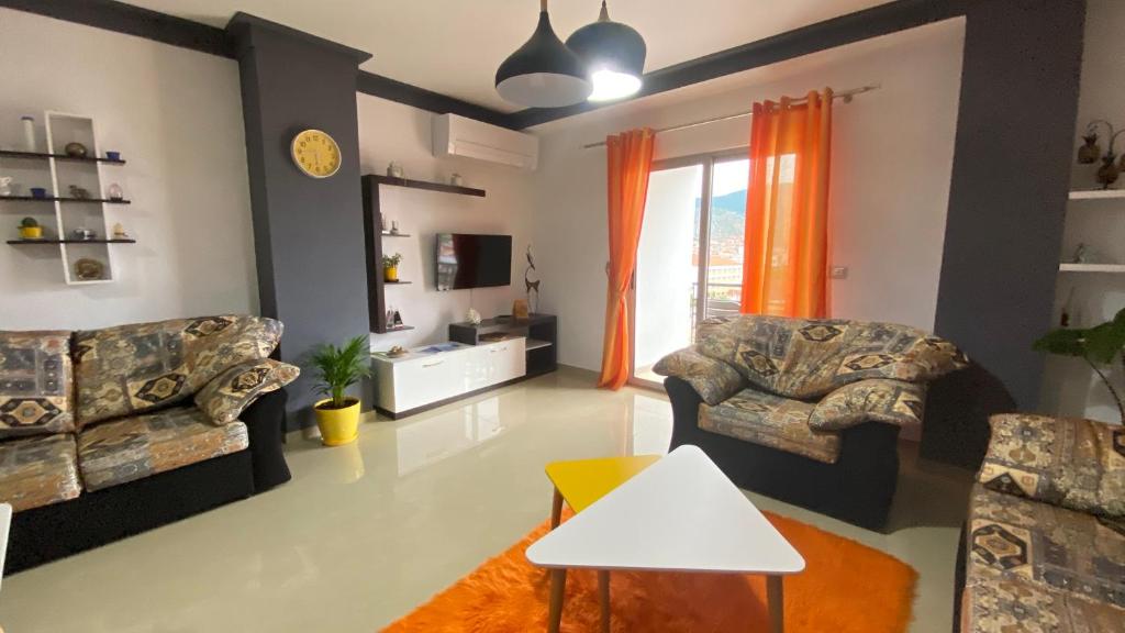 Posezení v ubytování Guest's Apartament