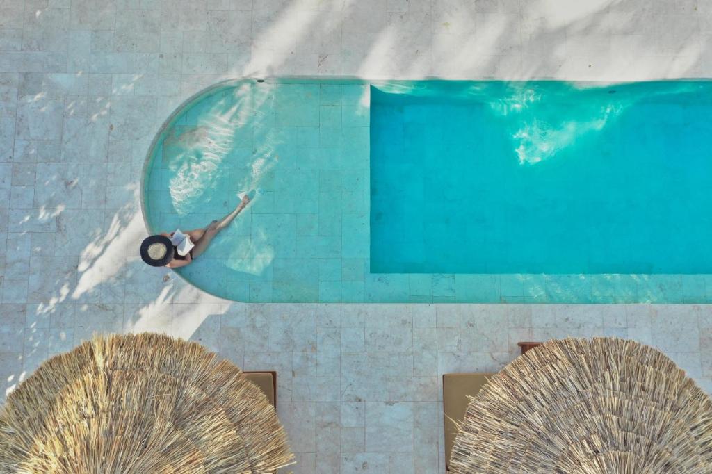 Bazén v ubytování Boni Beach Lombok Boutique Hotel & Villas nebo v jeho okolí