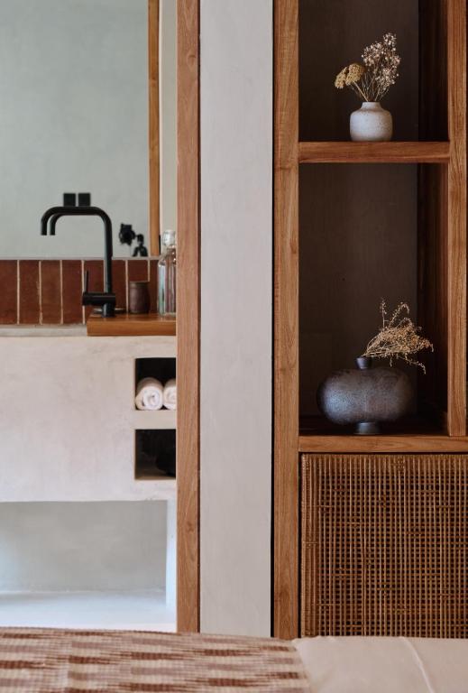 Kuchyň nebo kuchyňský kout v ubytování Boni Beach Lombok Boutique Hotel & Villas