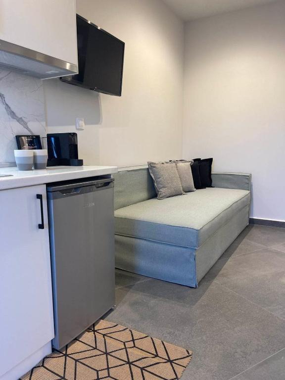 TV a/nebo společenská místnost v ubytování Delight Suites