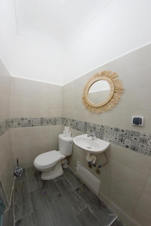 Koupelna v ubytování Hostel BE 20