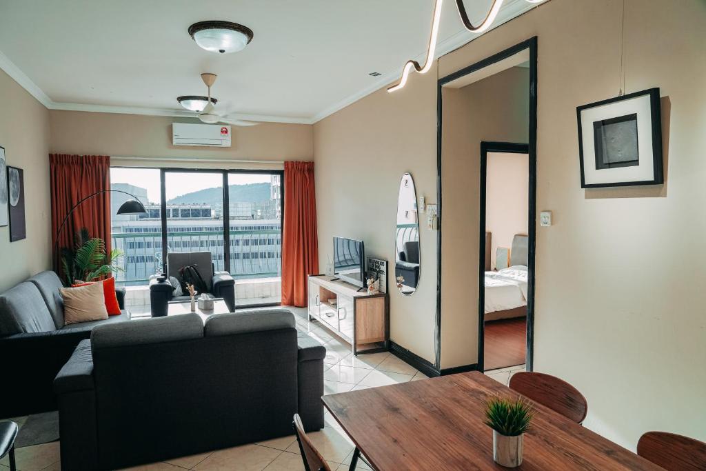 Posezení v ubytování Gee homestay
